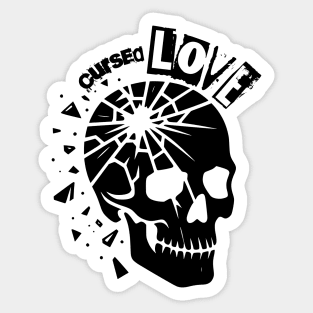 Cursed Love, Broken skull Sticker